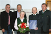 Bürgermeister Josef Kapper, Vizebürgermeister Gerald Großschädl und Kassier Johann Thier gratulierten