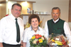 Bürgermeister Josef Kapper und Vizebürgermeister Gerald Großschädl gratulierten